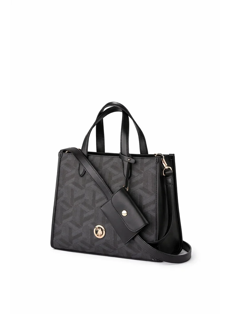 U.S. Polo Assn. U.S. Polo Assn. Women's Shoulder Bag, Ladies Large Capacity Shoulder Bag Handbag Tote Bags Clutch Bag, Women's Leather Hobo Bag, Women's Tote Bag, Women's Shoulder Bag, Women's Hand Bag, Women's Travel Bag, for Office Sling Bag Side Bag and Girls College Students