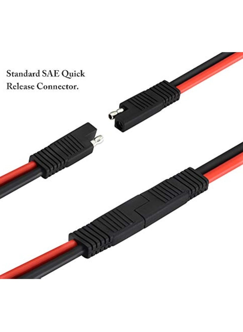 KASTWAVE 2 Pin Power Industrial Circular Connector to SAE Cable, for Solar Panel Suitcase and Grand Design, Fit for Furrion, Forrest River RV Solar Port, Solar Panel Suitcase, Grand Design RV's Industry, 10AWG  - Image 3
