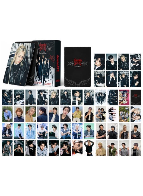 Integrate KPOP Korean Wave photo cards 55 boxed DIY collection IVE from SK KAR-Dominate