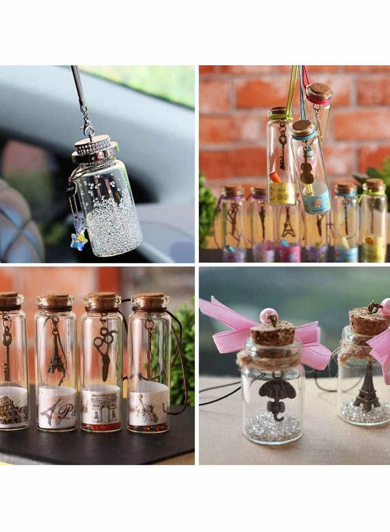 600PCS Small Screw Eye Pins 8 x 4mm Eye pins Hooks Mini Screw Eye Pin Peg for Arts Crafts Projects Self Tapping Screws Hooks Ring for Cork Top Bottles Charm Bead DIY Jewelry Making (6 Colors) - Image 5