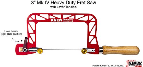 Knew Concepts 3” Mk.IV Heavy Duty Fret Saw With Lever Tension - Image 2