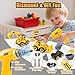 LUDILO Toddler Kids Toys Boys 35 Mini DIY Assembly Stem Learning Educational Building Toy Cars with Electric Drill Sandbox Beach Construction Toy Trucks 2 3 4 5 Year Old Boy Toys Birthday Gift Xmas - Image 4