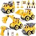LUDILO Toddler Kids Toys Boys 35 Mini DIY Assembly Stem Learning Educational Building Toy Cars with Electric Drill Sandbox Beach Construction Toy Trucks 2 3 4 5 Year Old Boy Toys Birthday Gift Xmas - Image 2