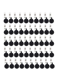 PARTNER 50-Piece Badge Reel for ID Cards Black  - Image 1