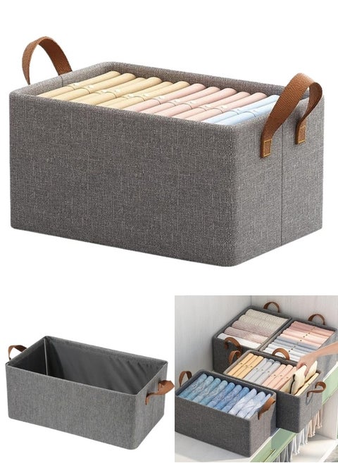 Adjustable Clothes Storage Box, Home Clothes Folding Cotton Wardrobe, Moisture-Proof Drawer Type