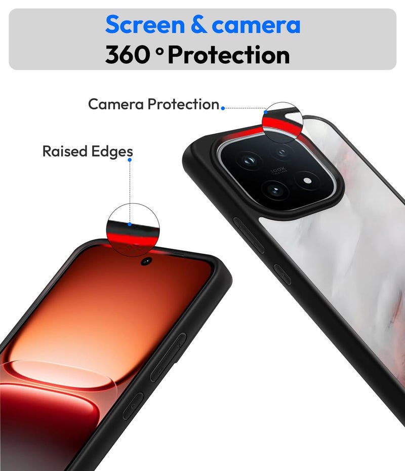 KAPAVER Essential Back Cover Case Compatible with IQOO 15 (Black) - Image 5