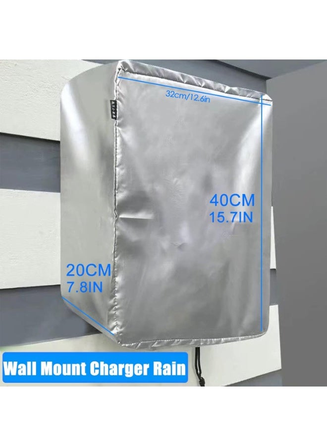 EV Charging Station Cover Outdoor Waterproof, Weatherproof EV Charger Wall Box Covers, Oxford Cloth Electric Car Charging Station Cover, Rain, Snow, Dust & UV Protection - Image 2
