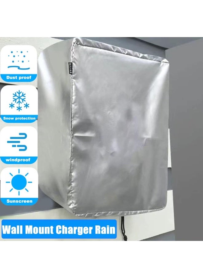 EV Charging Station Cover Outdoor Waterproof, Weatherproof EV Charger Wall Box Covers, Oxford Cloth Electric Car Charging Station Cover, Rain, Snow, Dust & UV Protection - Image 3
