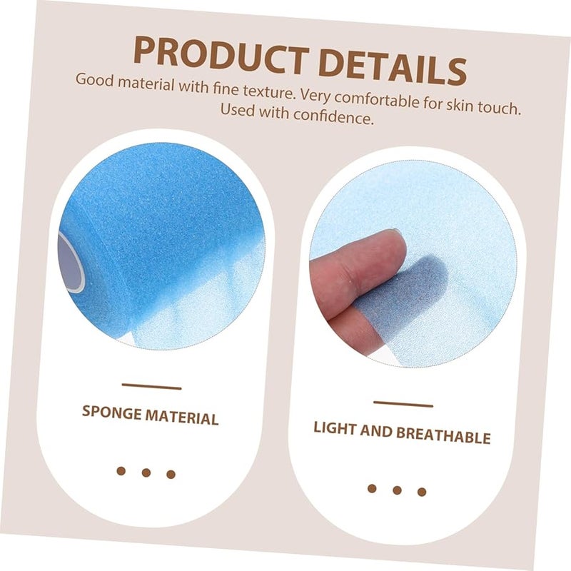 ميكيكيت 4 لفات ضمادة متماسكة ذاتية اللصق لف داعم مرن لدعم المفاصل وإصابات الإسعافات الأولية الرياضية مجموعة من 4 قطع - Image 5