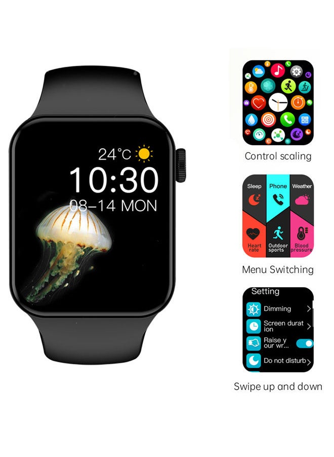 Black Tiger - HW16 smart watch with calling feature and supports Arabic language - Image 1