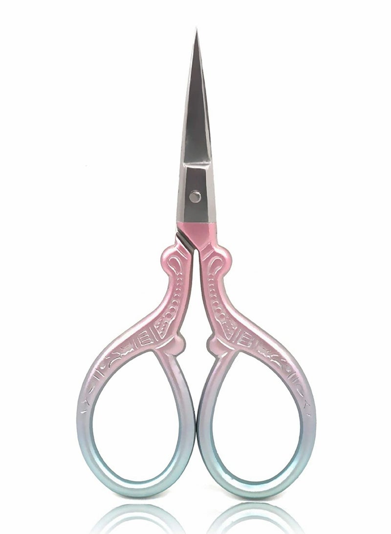 KASTWAVE مقص تطريز خياطة، صغير 3.6 بوصة من الفولاذ المقاوم للصدأ حاد، أدوات DIY مقصات لتطريز الأعمال المكتبية الحرف المنزلية الخياطة  - Image 1