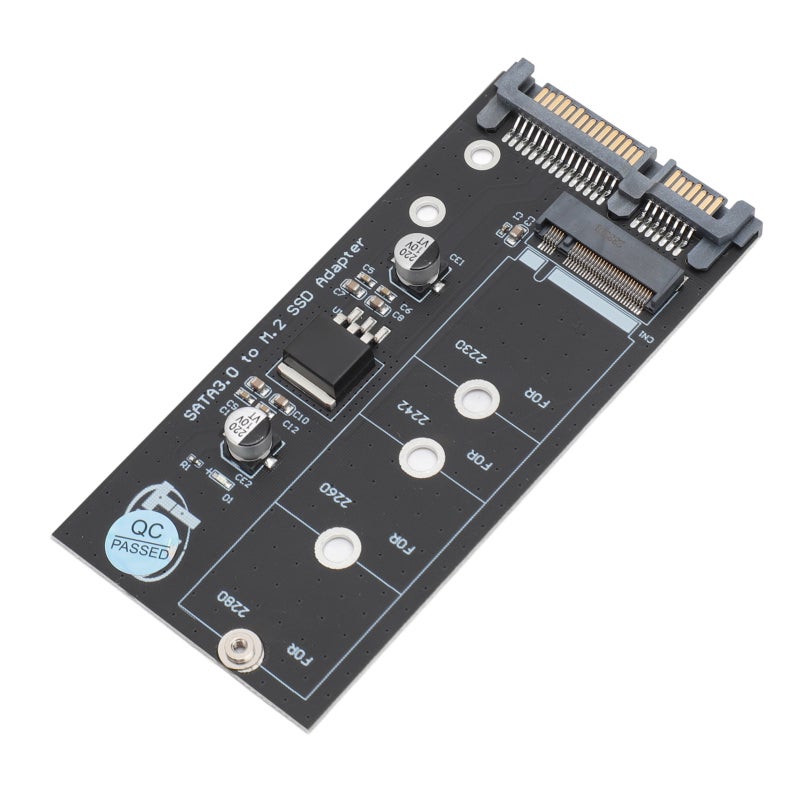 محول M.2 NGFF إلى SATA لبطاقات 2280 2260 2242 2230 - SATA III - تحويل سهل بسرعة 6Gbps، بطاقة محول لتوسيع التخزين في أجهزة اللابتوب وسطح المكتب - Image 2