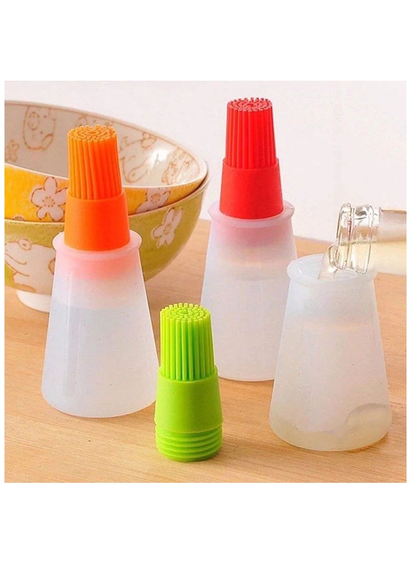 Generic - Silicone Cooking Oil Bottle Basting Brush  Dosa Oil Dispenser Spreader for Pan BBQ Baking Grilling Kitchen. - Image 1