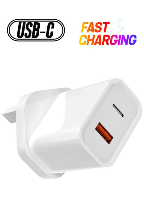 Dual Port Wall Plug Charging, with for i Phone 13 Pro i Pad, i Phone 12/12 Mini/12 Pro/Max/11/XR/X, Pixel, Samsung Millet