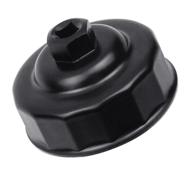 Shonee 65mm 14 Flutes Oil Filter Wrench for Toyota,Lexus,RAV4,Camry,Tundra,Cruiser,Tacoma,Avalon,Highlander,Sienna,Scion,Prius,Corolla-Filter Removal Tool for 64mm-64.8mm Oil filter - Image 2