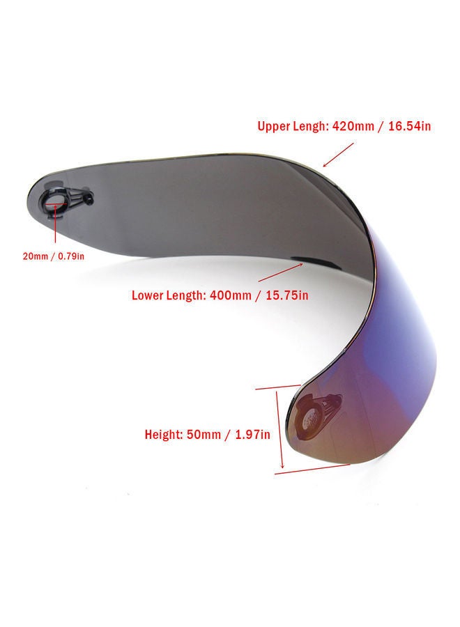NIBEMINENT Motorcycle Wind Shield Helmet Lens - Image 2