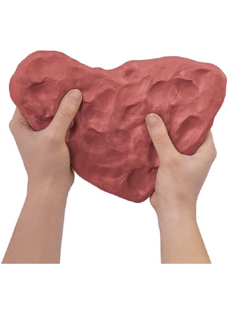 Semex - Aswany modeling clay - modeling clay - for artistic works, brown color - 3 pieces (half a kilogram each), total 1.5 kg - Image 1