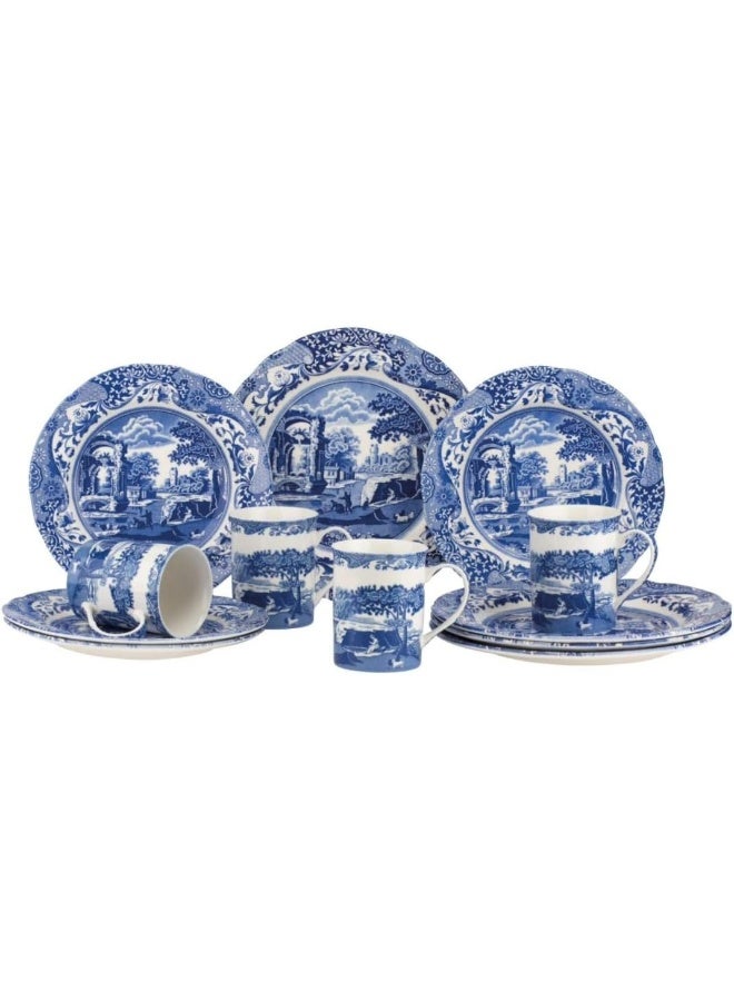 Spode Blue Italian 12Piece Dinnerware Set - Image 1