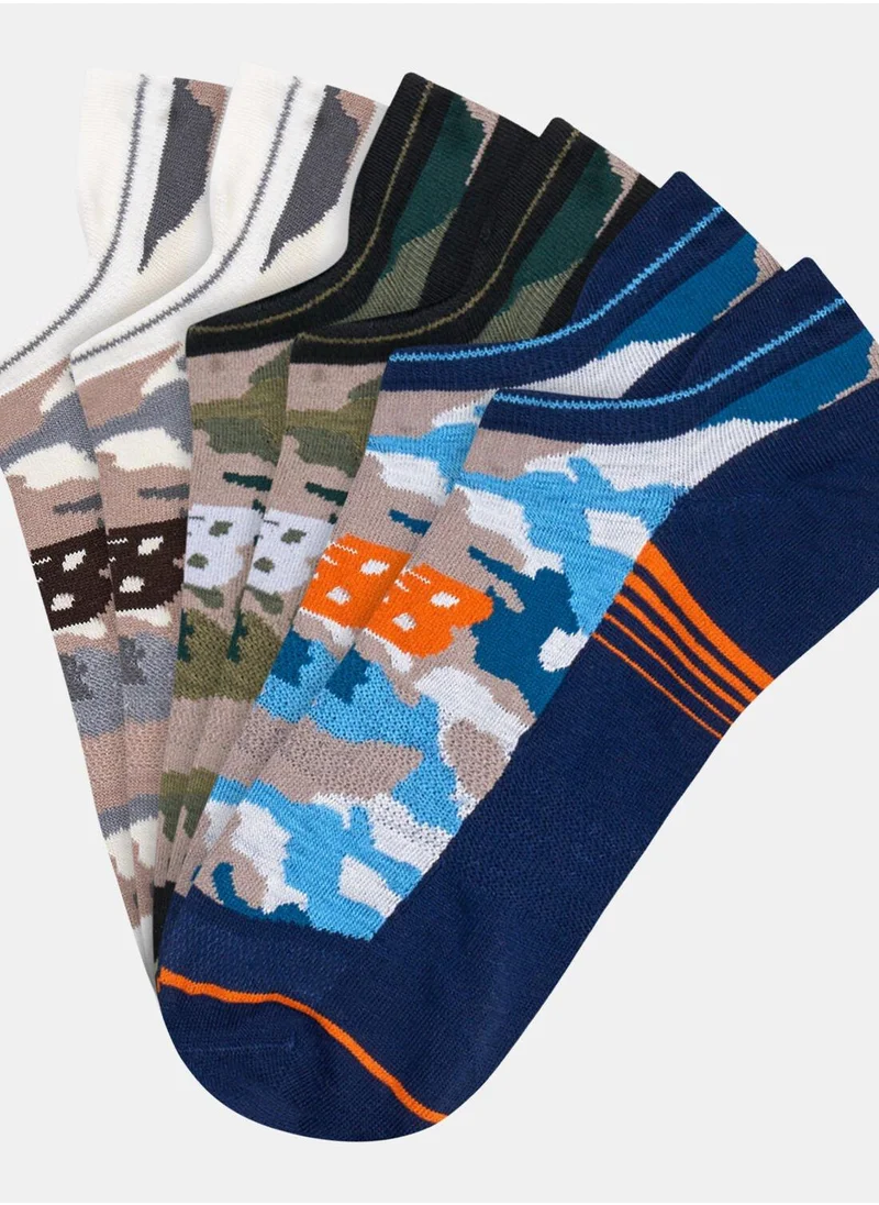 New Balance Running Impact Camo No-Show Tab Sock (3-Pack)