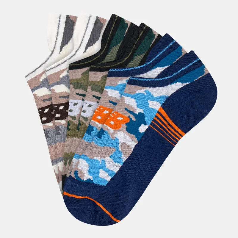 New Balance Running Impact Camo No-Show Tab Sock (3-Pack)