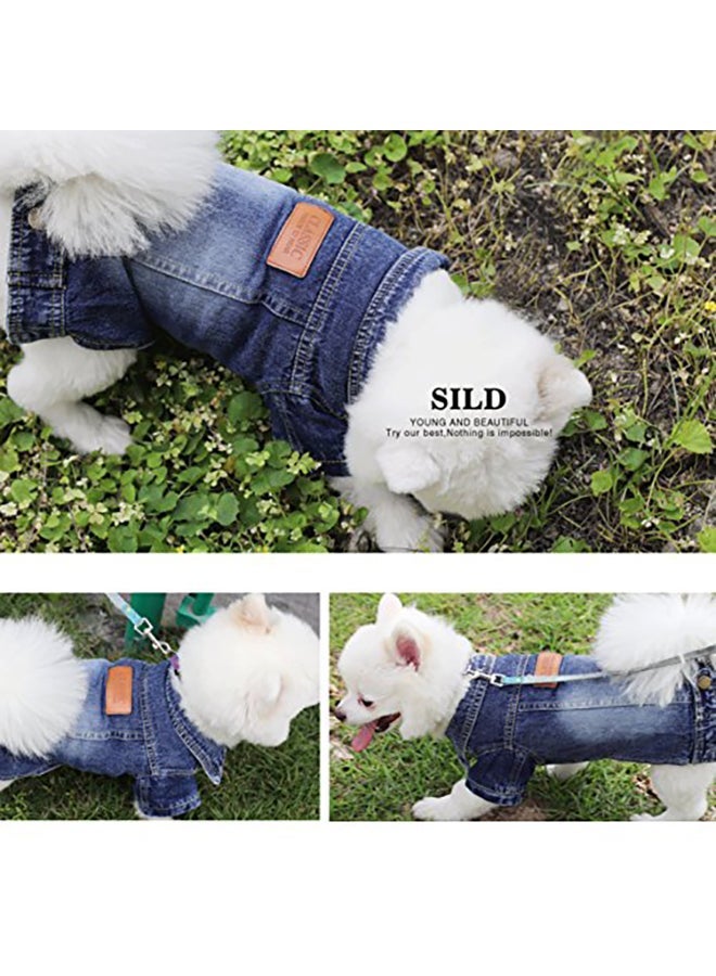 NIBEMINENT Sild Pet Jeans Jacket Blue Large - Image 5