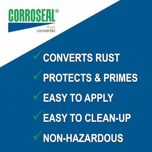 Corroseal-82320 Water-Based Rust Converter Metal Primer, Rust Converter - 1 Qt - Image 2