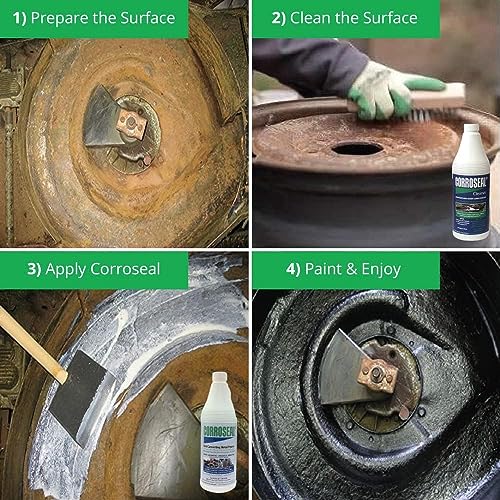 Corroseal-82320 Water-Based Rust Converter Metal Primer, Rust Converter - 1 Qt - Image 5