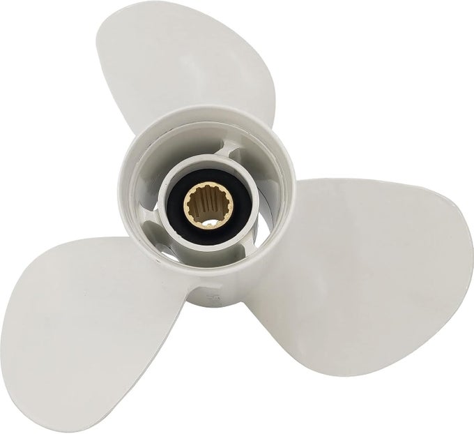 11 3/8x12-G Aluminum Propeller for Yamaha Outboard Engines 25HP-60HP