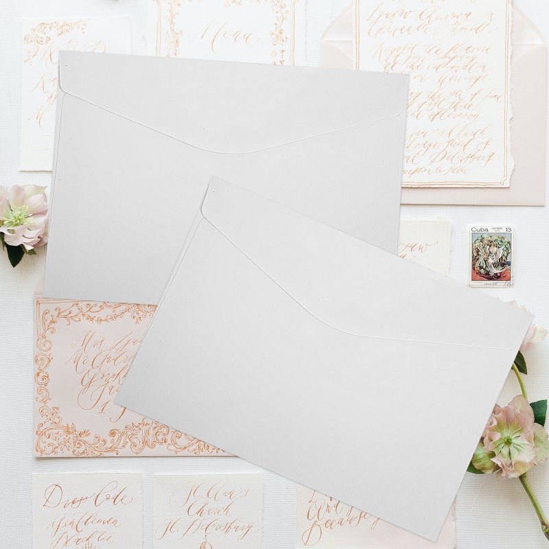 100 Pcs Kraft Paper Party Envelopes Greeting Cards Covers Festival Invitation Letter Covers - Image 4