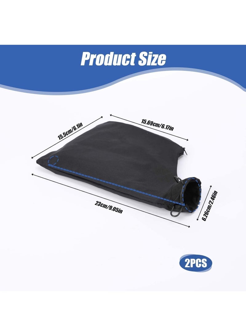 SOLARAE Miter Saw Dust Bag, 2 Pack Table Saw Dust Collect Bag, with Zipper and Wired Adjustable Stand Dust Bag for Belt Sander Parts Diagonal Saw Miter Saw Accessories - Image 4