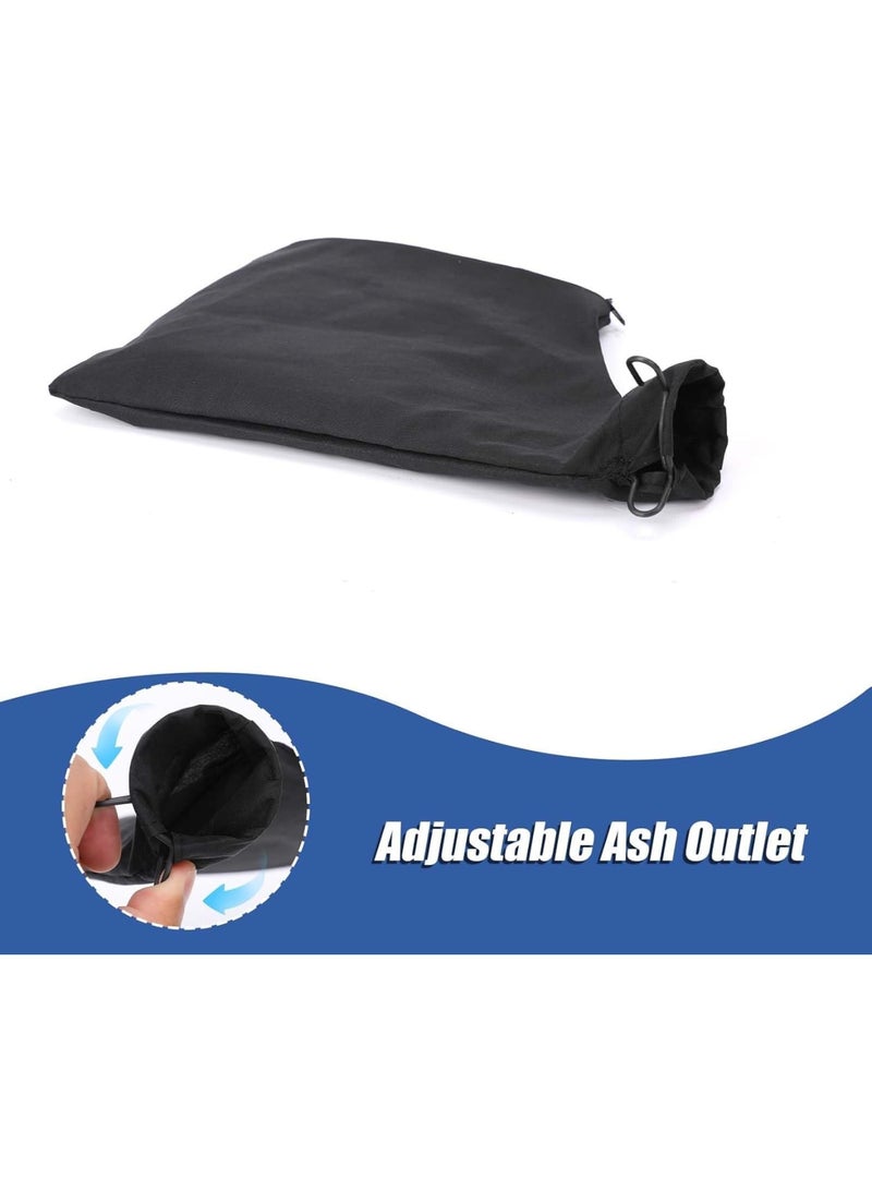SOLARAE Miter Saw Dust Bag, 2 Pack Table Saw Dust Collect Bag, with Zipper and Wired Adjustable Stand Dust Bag for Belt Sander Parts Diagonal Saw Miter Saw Accessories - Image 2