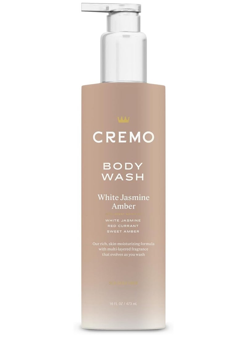 cremo Women's Body Wash 473ml – White Jasmine, Red Currant & Sweet Amber – Moisturizing & Refreshing - Image 1