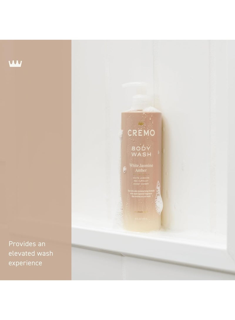 cremo Women's Body Wash 473ml – White Jasmine, Red Currant & Sweet Amber – Moisturizing & Refreshing - Image 3