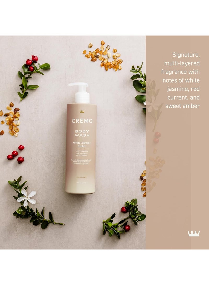 cremo Women's Body Wash 473ml – White Jasmine, Red Currant & Sweet Amber – Moisturizing & Refreshing - Image 5