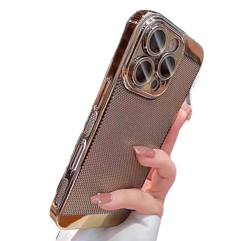 غطاء واقي بAcrylic لـ Redmi Note 13 Pro مع حماية من السقوط وتغطية كاملة مع مقاوم للصدمات مع تبديد الحرارة باللون أزرق من الأكريليك باللون الأزرق باللون الأحمر - Image 2