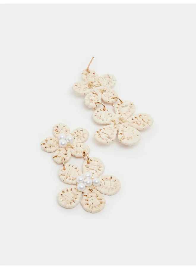 Styli Styli Embellished Bamboo Earrings