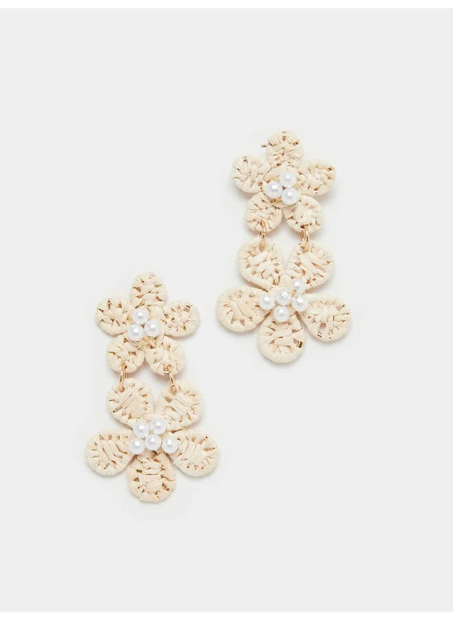 Styli Styli Embellished Bamboo Earrings