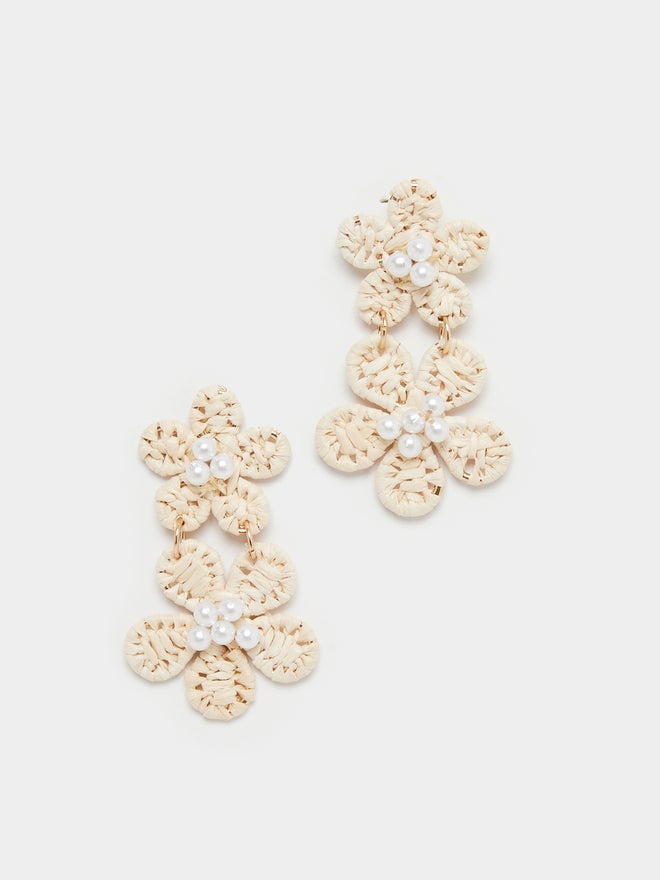 Styli Styli Embellished Bamboo Earrings  - Image 1