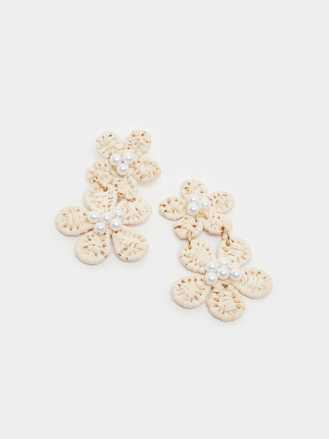 Styli Styli Embellished Bamboo Earrings  - Image 3
