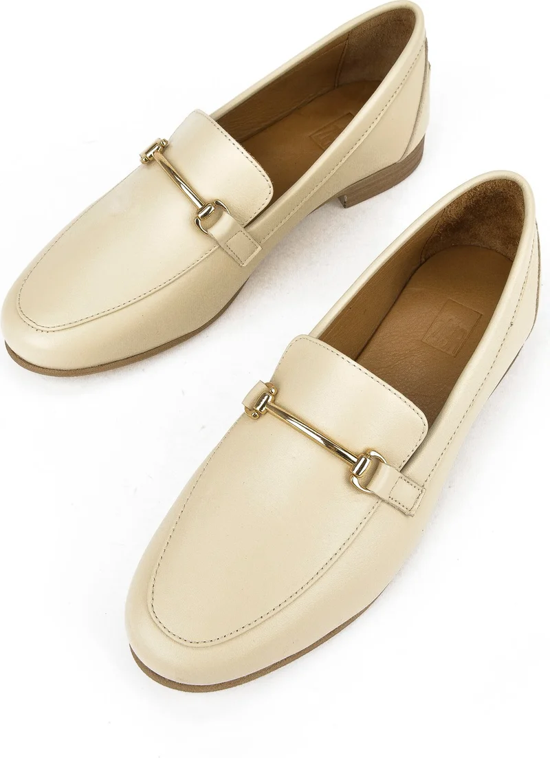 Ziya Leather Women's Shoes 1511033Z483083 Cream