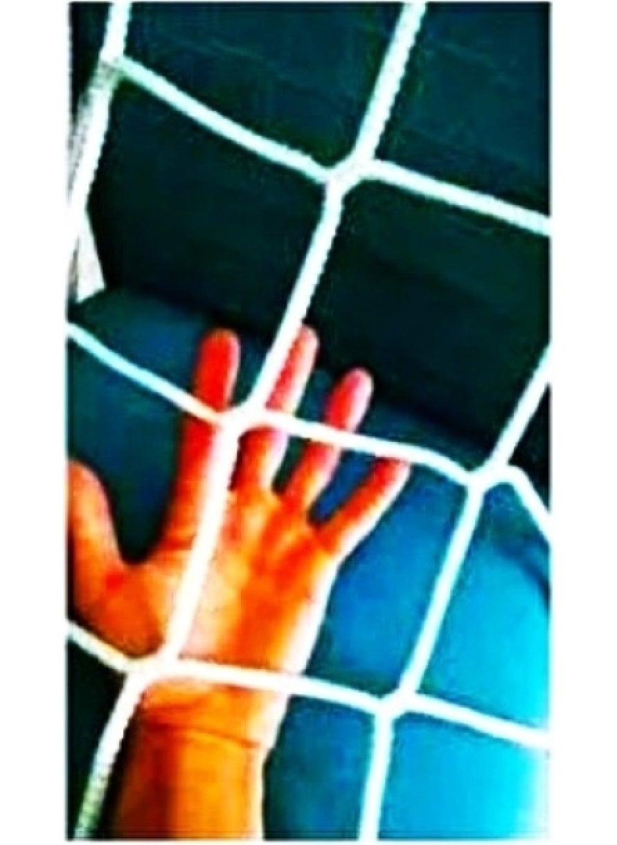 Kadir Tarım Balcony Safety Net 2 x 25 Meters Thickness 6 Millimeters Safety Net School Net Child and Adult Net Mesh Range 10 cm  - Image 2