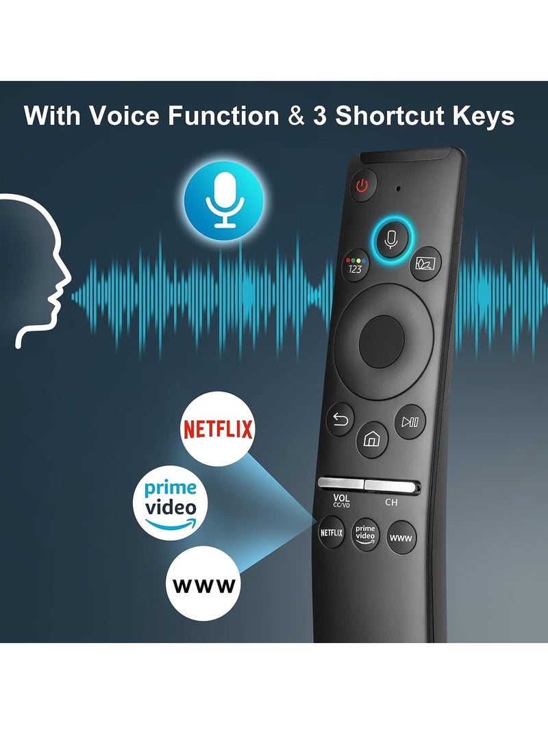 Maxmartt Voice Remote Compatible for Samsung Smart TV QLED UHD Frame Curved Solar 4K 8K Q60 Q70 Q80 Q90 Series 9 Series TU8000 AU8000 Voice Remote Control Replacement  - Image 4