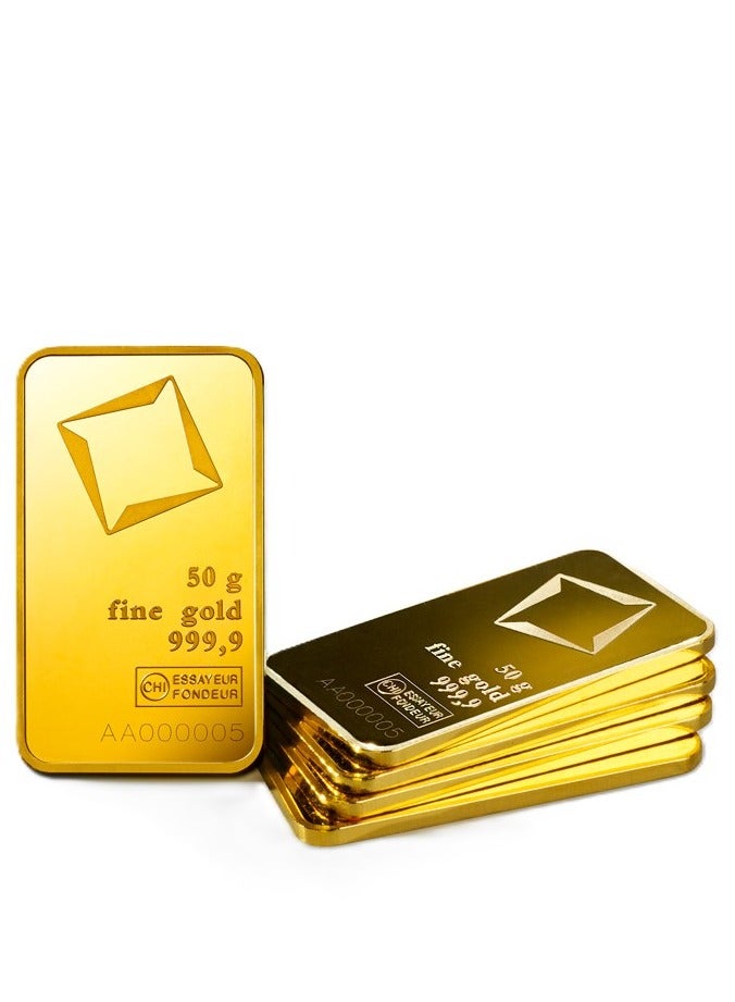 Valcambi Suisse 50g Pure 999.9 Fine Gold Bar 24KT - 50 Grams - Image 4