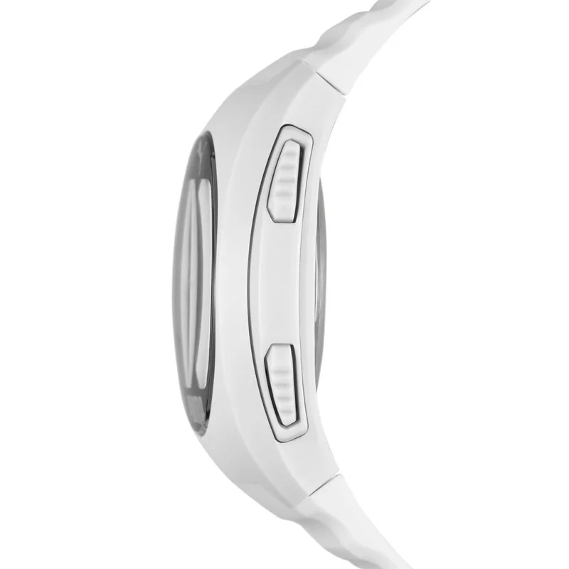 PUMA Unisex Digital Watch With White Polyurethane Strap - 3 ATM - PU P6012