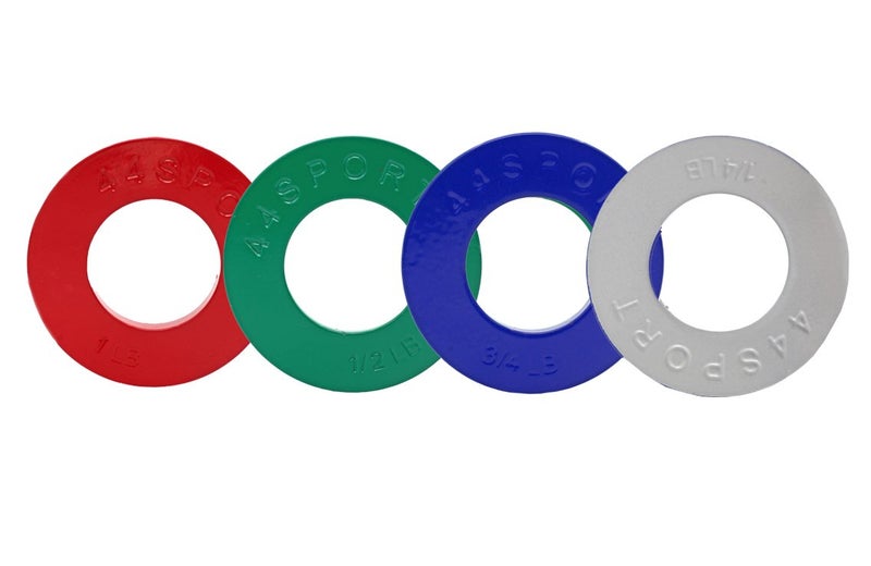 44LLC 44SPORT Olympic Fractional Plates -Pair of 1/4, 1/2, 3/4, 1 lb Weights (8 Plates. Total Weight: 5lbs) - Image 4