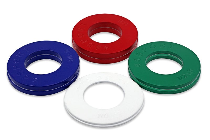 44LLC 44SPORT Olympic Fractional Plates -Pair of 1/4, 1/2, 3/4, 1 lb Weights (8 Plates. Total Weight: 5lbs) - Image 3