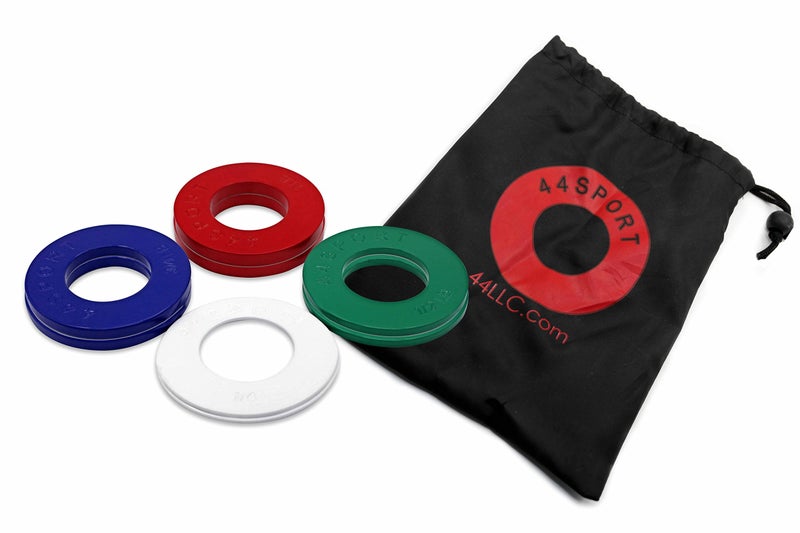 44LLC 44SPORT Olympic Fractional Plates -Pair of 1/4, 1/2, 3/4, 1 lb Weights (8 Plates. Total Weight: 5lbs) - Image 2
