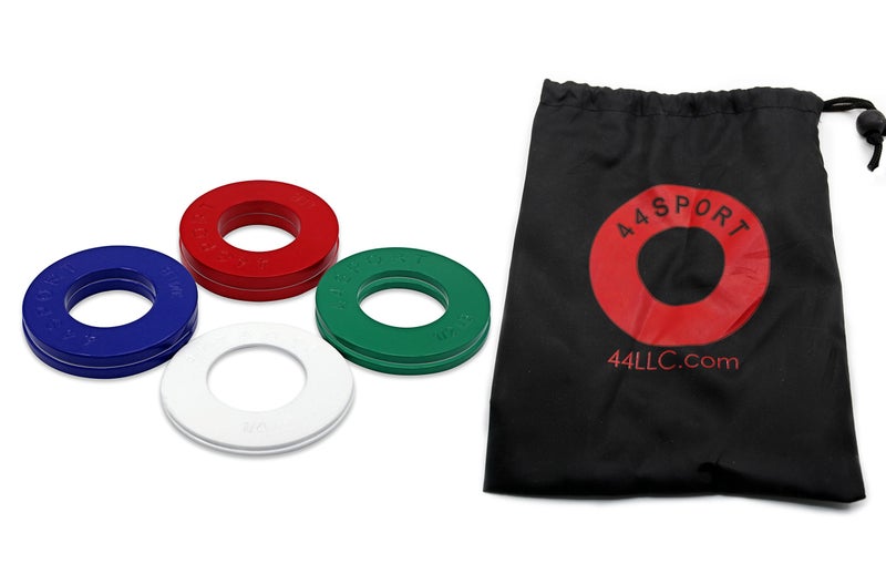 44LLC 44SPORT Olympic Fractional Plates -Pair of 1/4, 1/2, 3/4, 1 lb Weights (8 Plates. Total Weight: 5lbs) - Image 5