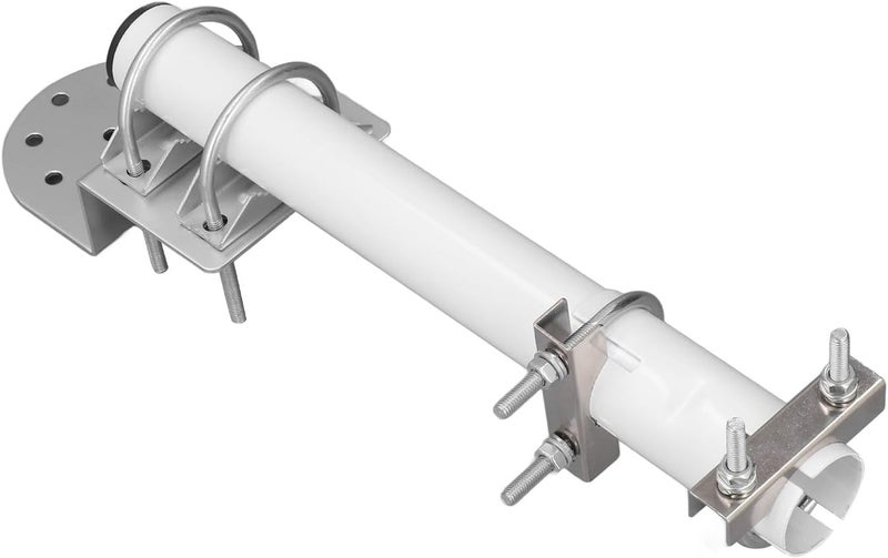 Keenso Durable Roof Wall Pole Mount Bracket for V2 Internet Antenna, Rainproof Antenna Pole Installation Set for Farm Use, Stainless Steel - Image 2