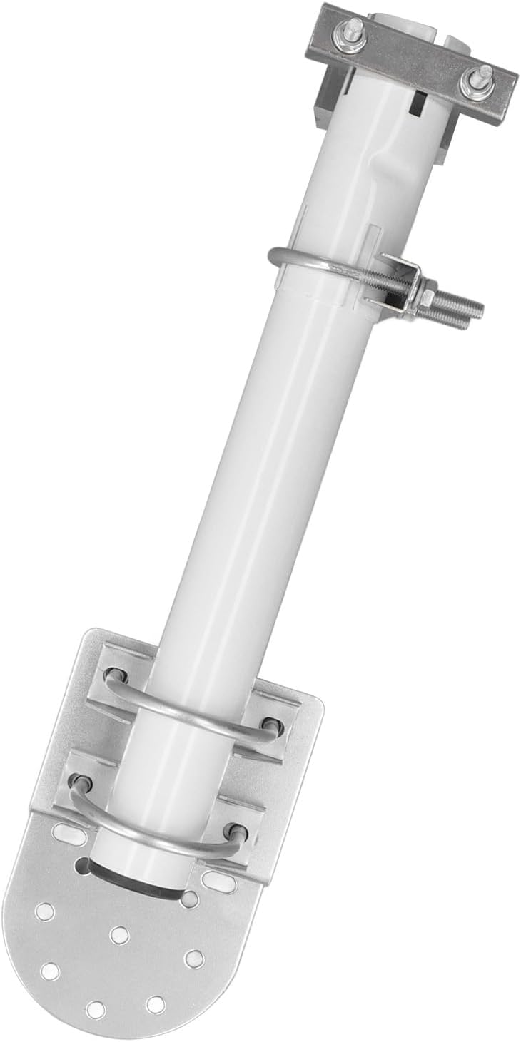 Keenso Durable Roof Wall Pole Mount Bracket for V2 Internet Antenna, Rainproof Antenna Pole Installation Set for Farm Use, Stainless Steel - Image 3